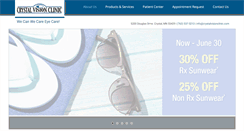 Desktop Screenshot of crystalvisionclinic.com